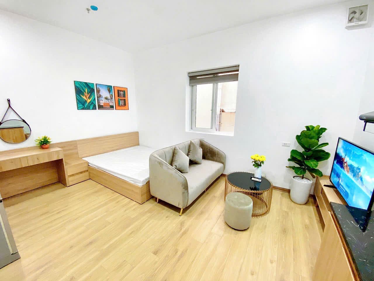 28m² Studio for Rent on Linh Lang Road, Hanoi 사진
